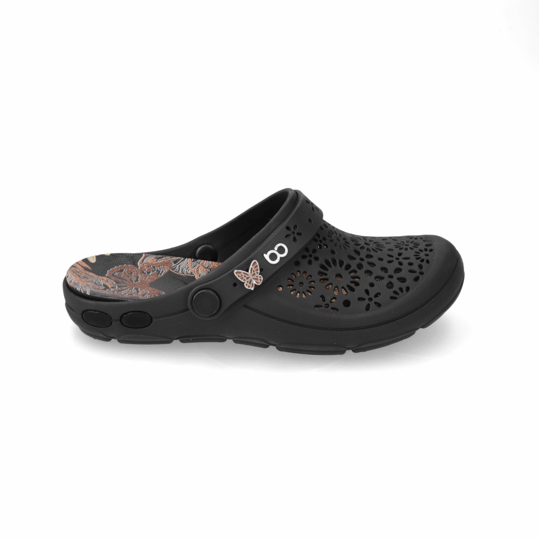 Clog Negra Boaonda 34 / Negro