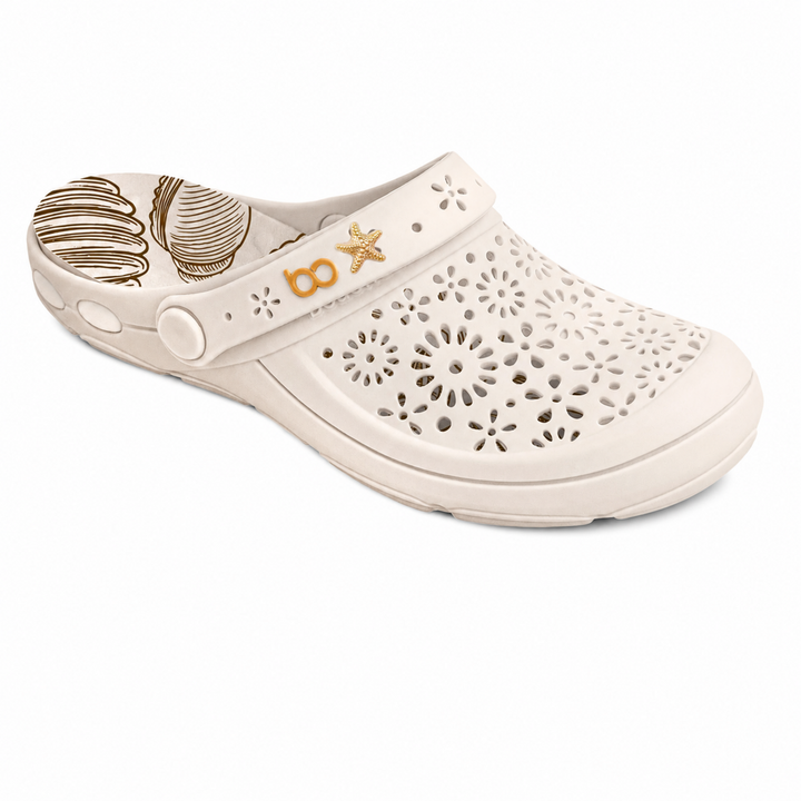 Sandalia Nellie Off White/ Maresia