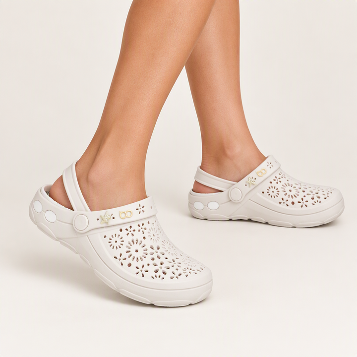 Sandalia Nellie Off White/ Maresia