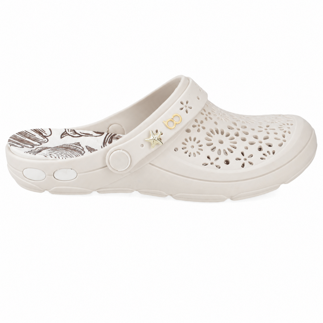 Sandalia Nellie Off White/ Maresia