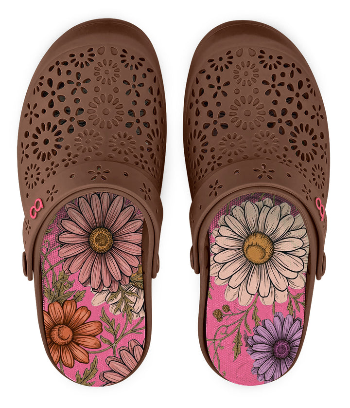 Sandalia Clog Nellie Marron