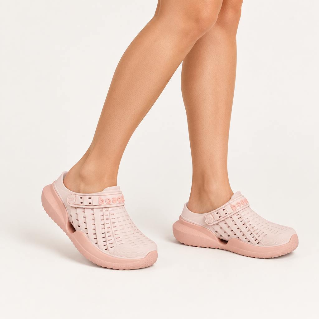 Sandalia Flow Rose Nude/ Flamingo