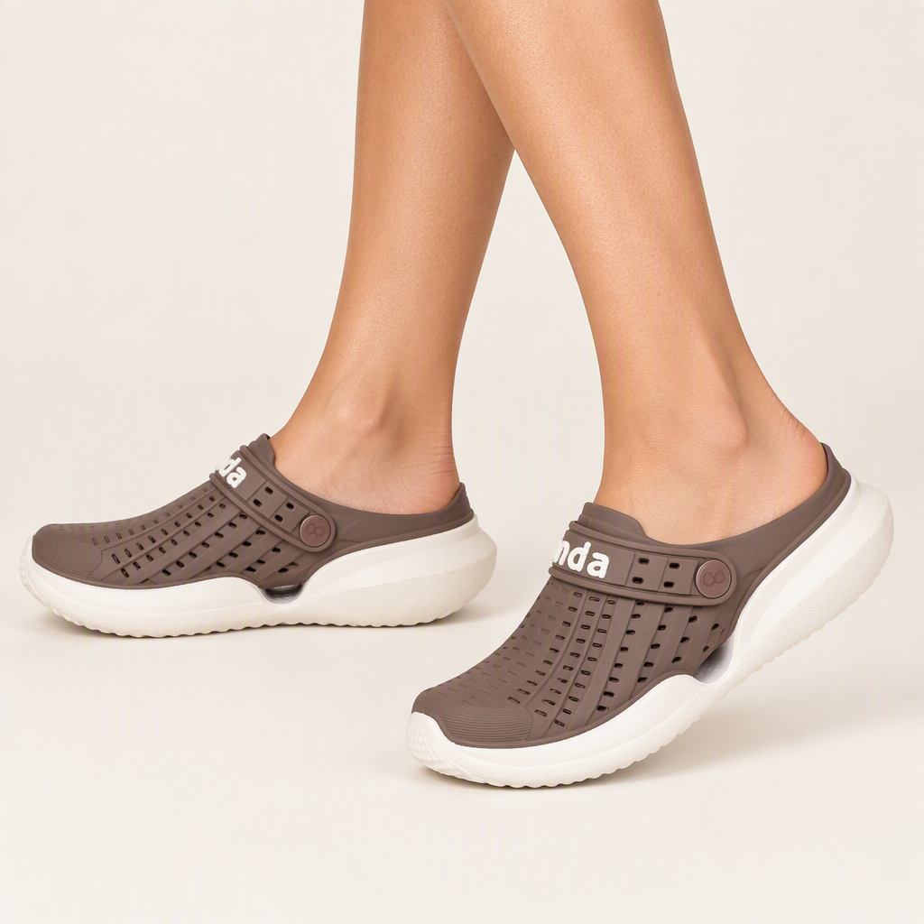 Sandalia Flow Café/ Off White