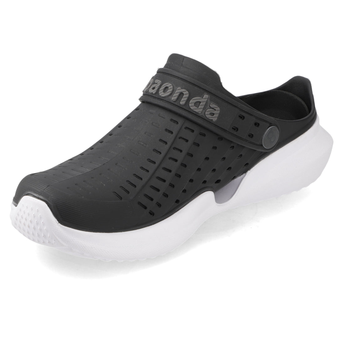 Sandalia Flow Negro/ Blanco