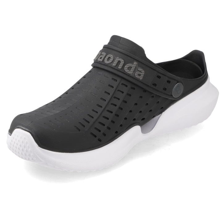 Sandalia Flow Negro/ Blanco