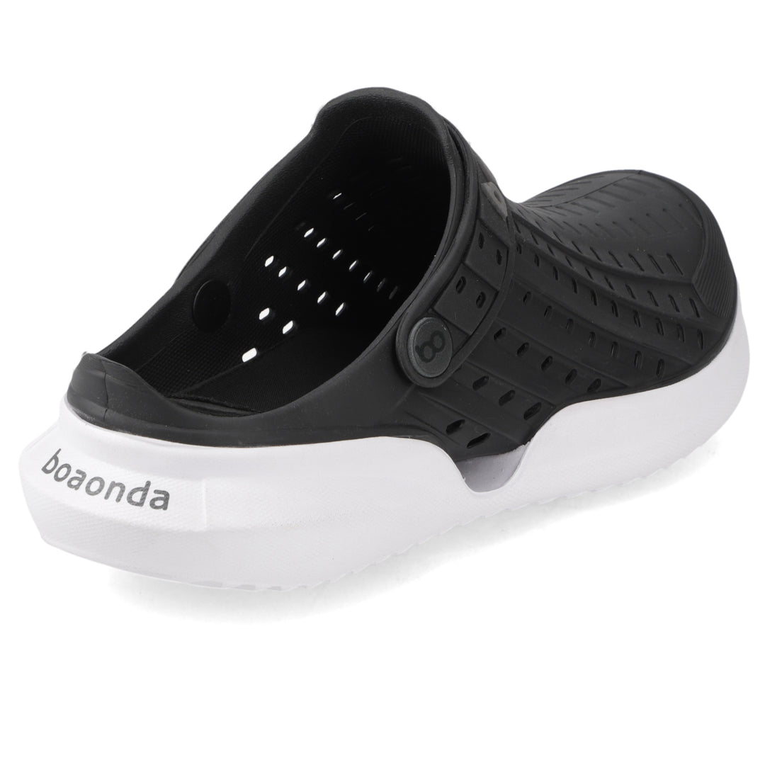 Sandalia Flow Negro/ Blanco