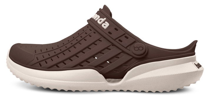 Sandalia Flow Café/ Off White - vista lateral