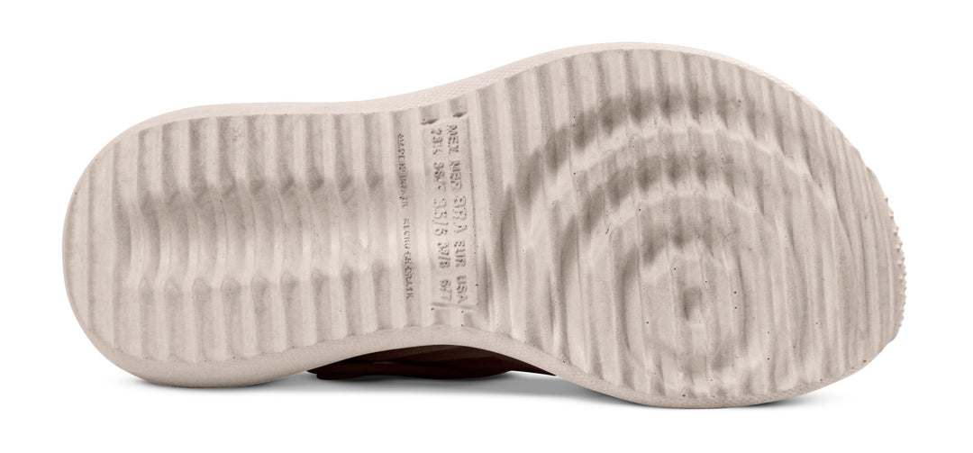 Sandalia Flow Café/ Off White - vista suela