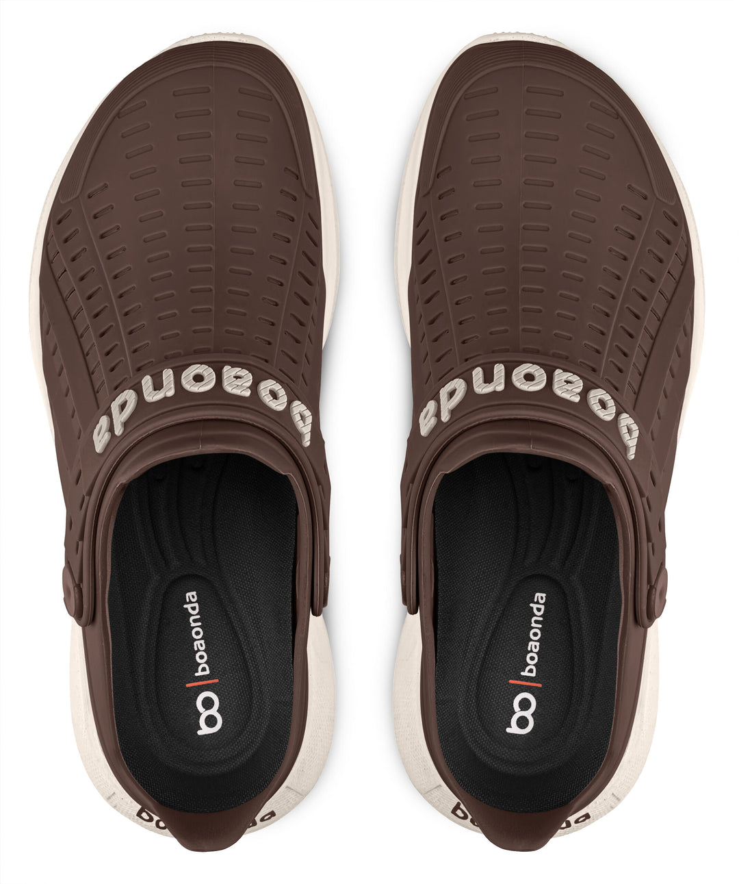 Sandalia Flow Café/ Off White - vista superior