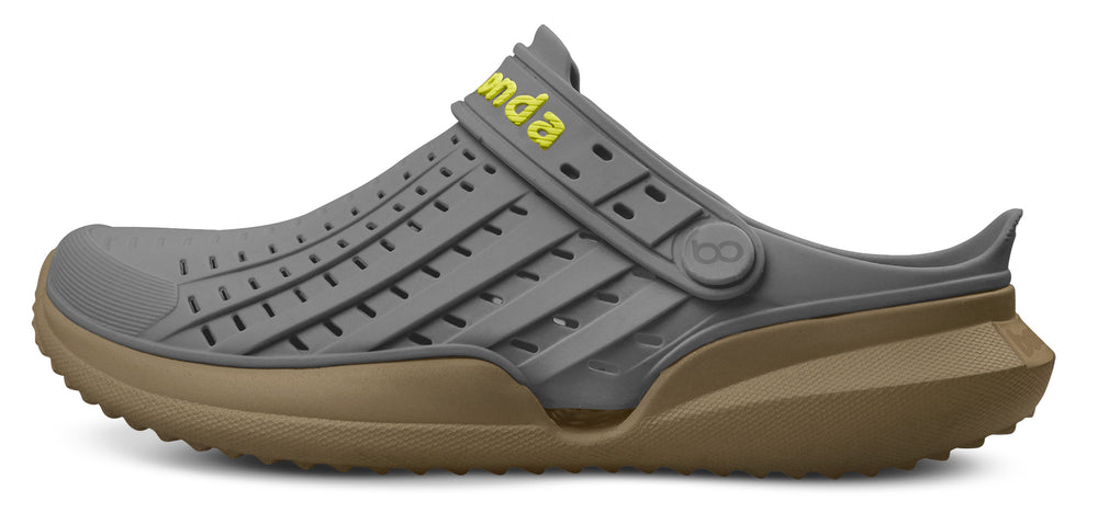 Sandalia Flow Grafito/ Crepe - vista lateral