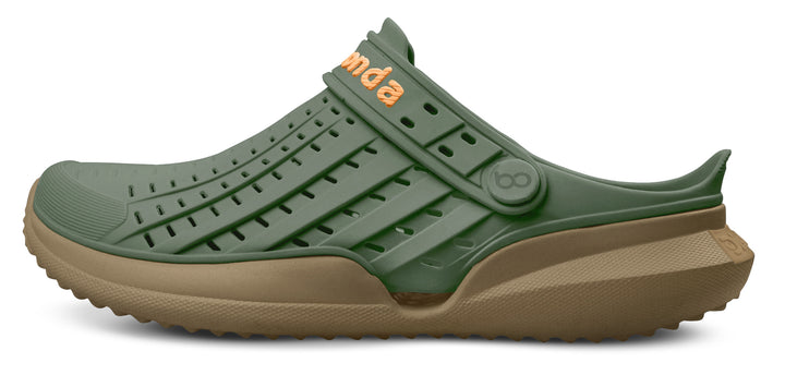 Sandalia Flow Selva/ Crepe - vista lateral