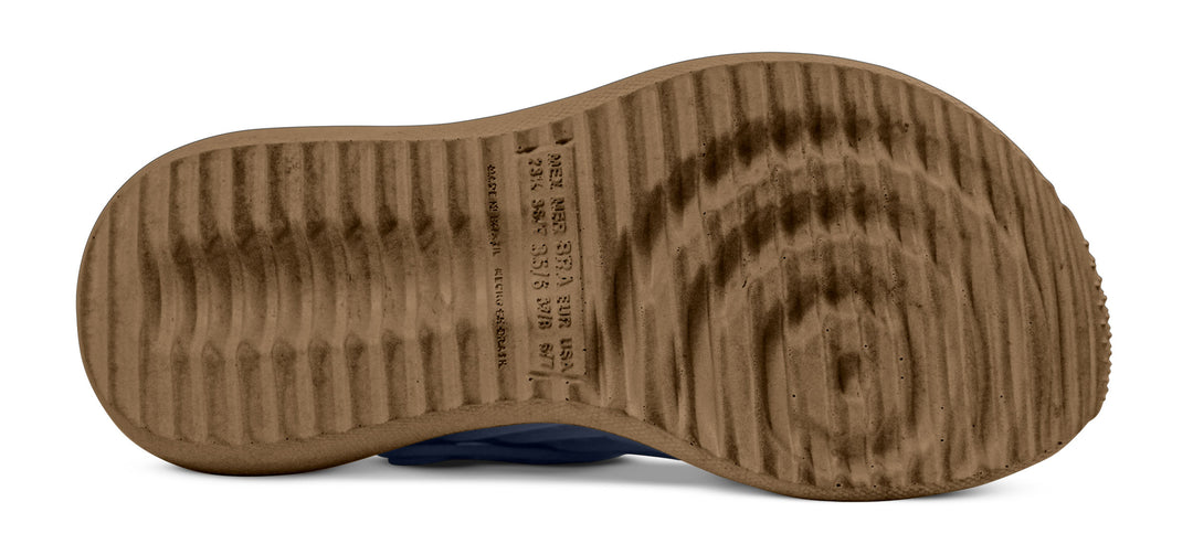 Sandalia Flow Classic Blue/ Crepe - vista suela
