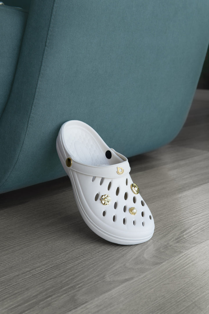 Sandalia Easy Off White/ Dorado - vista 3