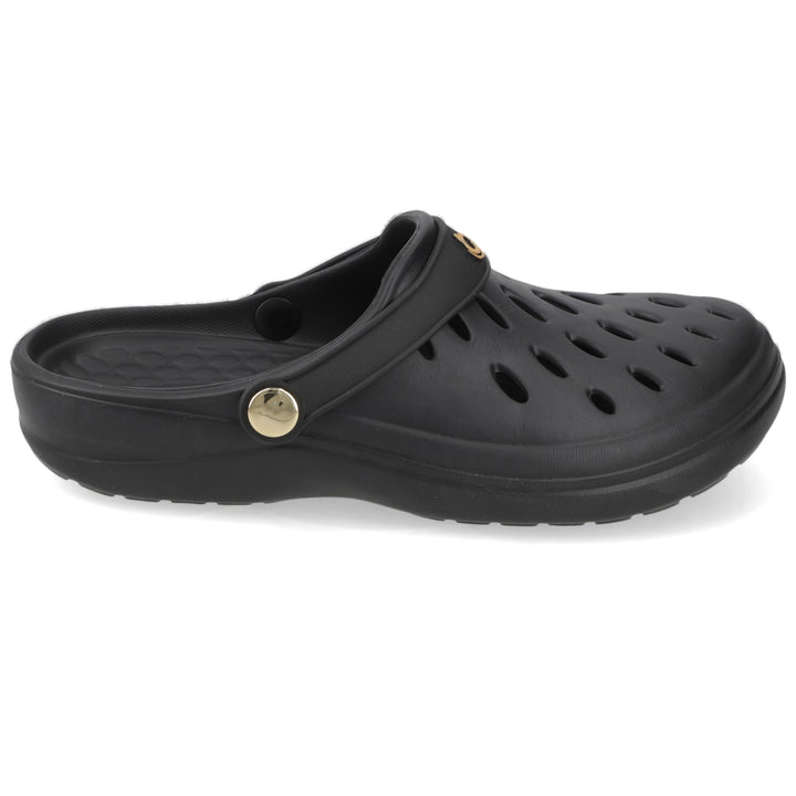 Zueco Clog Easy Mujer Negra Boaonda