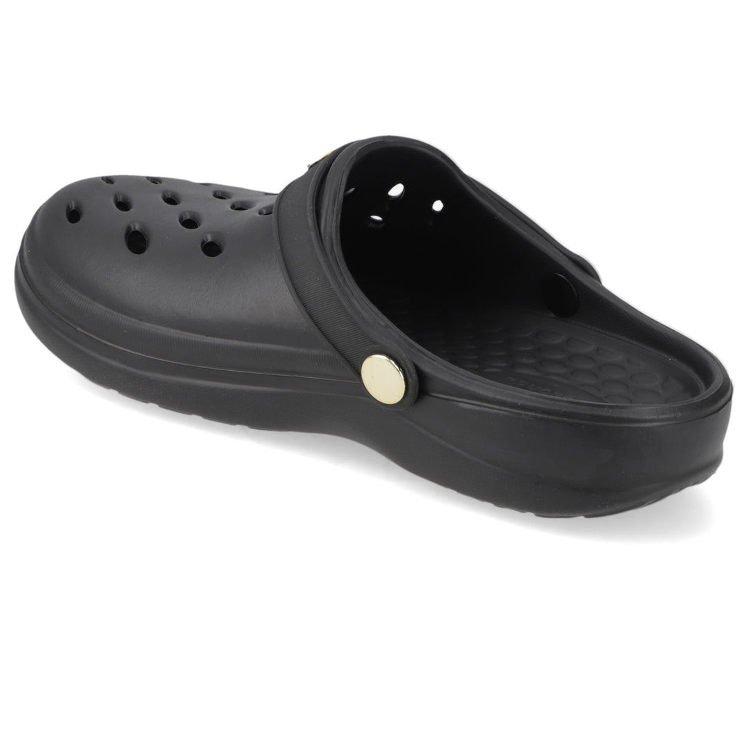 Sandalia Easy Negro/ Dorado