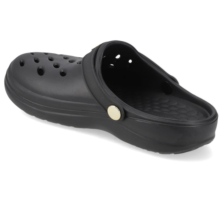 Sandalia Easy Negro/ Dorado