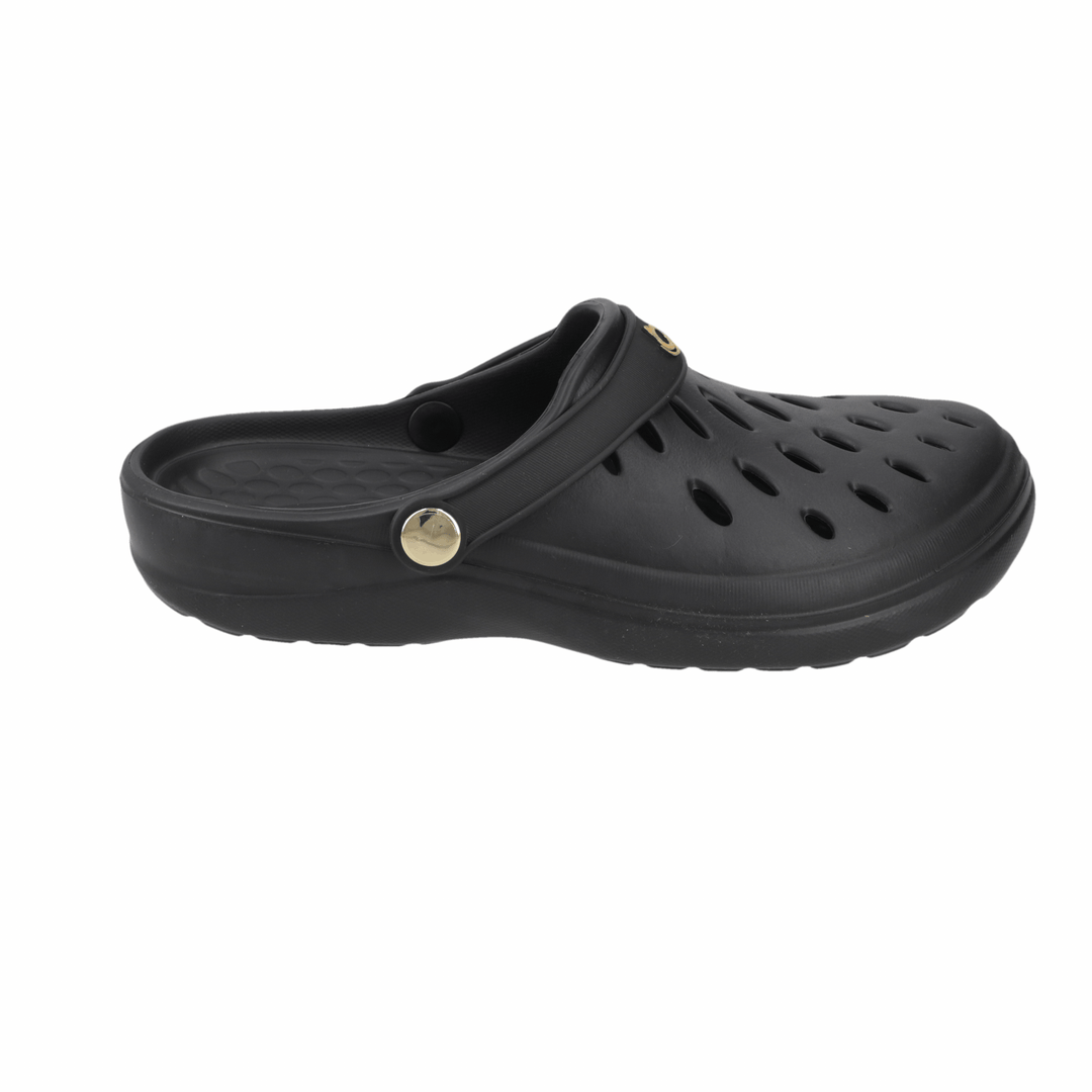 Sandalia Easy Negro/ Dorado