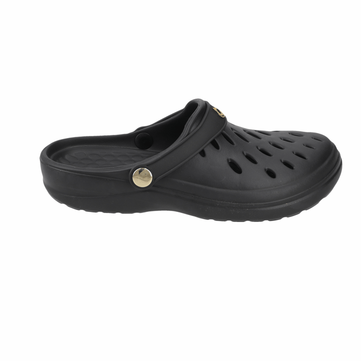 Zueco Clog Easy Mujer Negra Boaonda