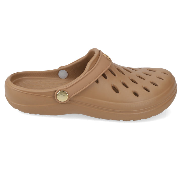 Sueco Clog Café Mujer Pins Easy Boaonda