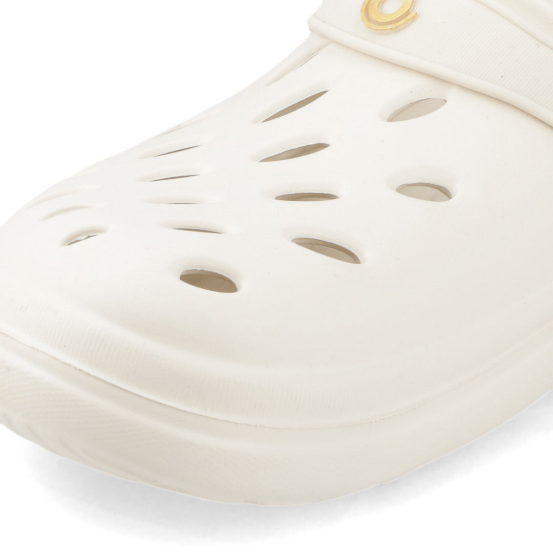 Sandalia Easy Off White/ Dorado