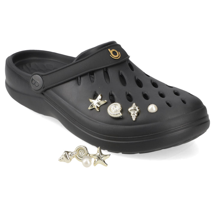Zueco Clog Easy Negro Mujer Boaonda