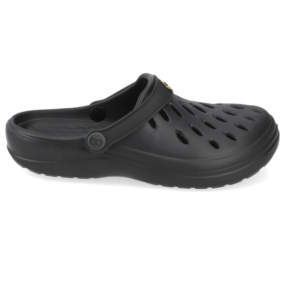 Zueco Clog Easy Negro Mujer Boaonda