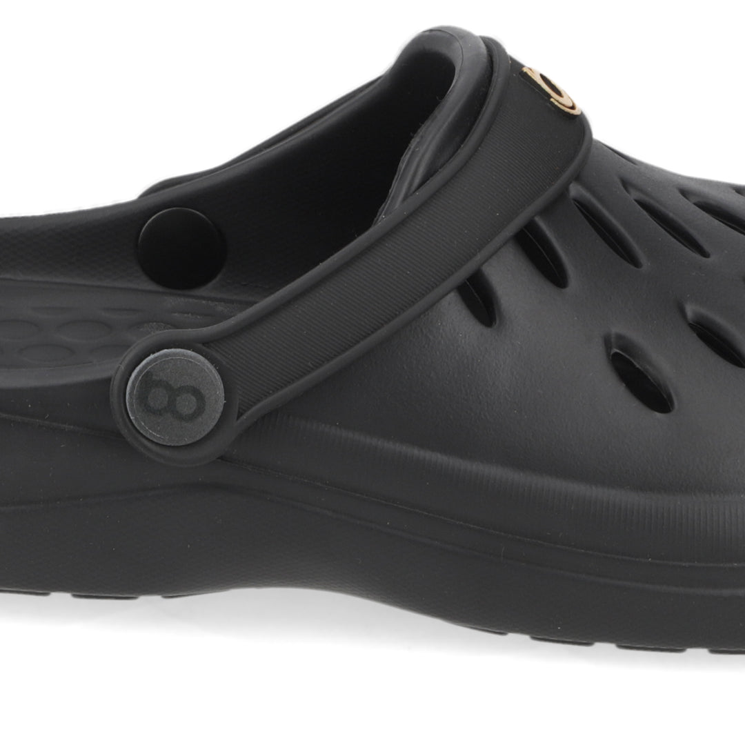 Zueco Clog Easy Negro Mujer Boaonda
