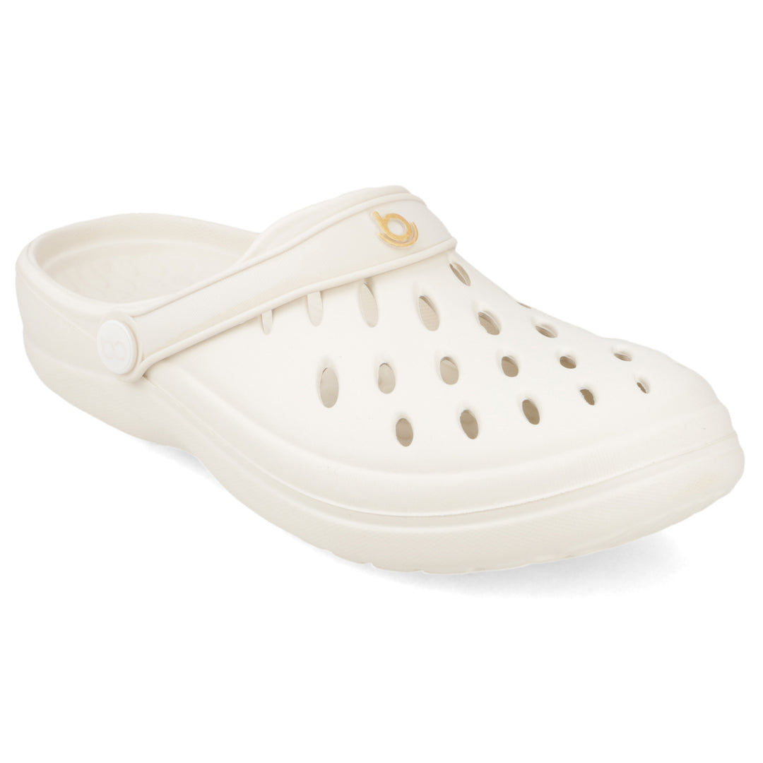 Zueco Clog Easy Off White Mujer Boaonda
