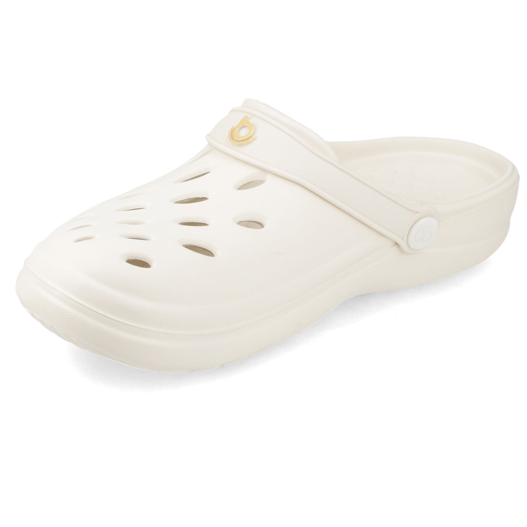 Zueco Clog Easy Off White Mujer Boaonda