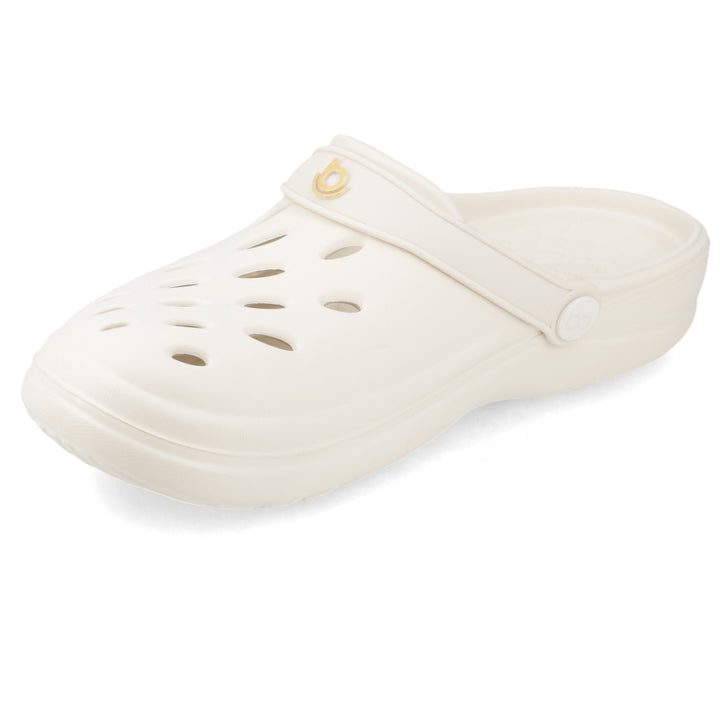 Zueco Clog Easy Off White Mujer Boaonda