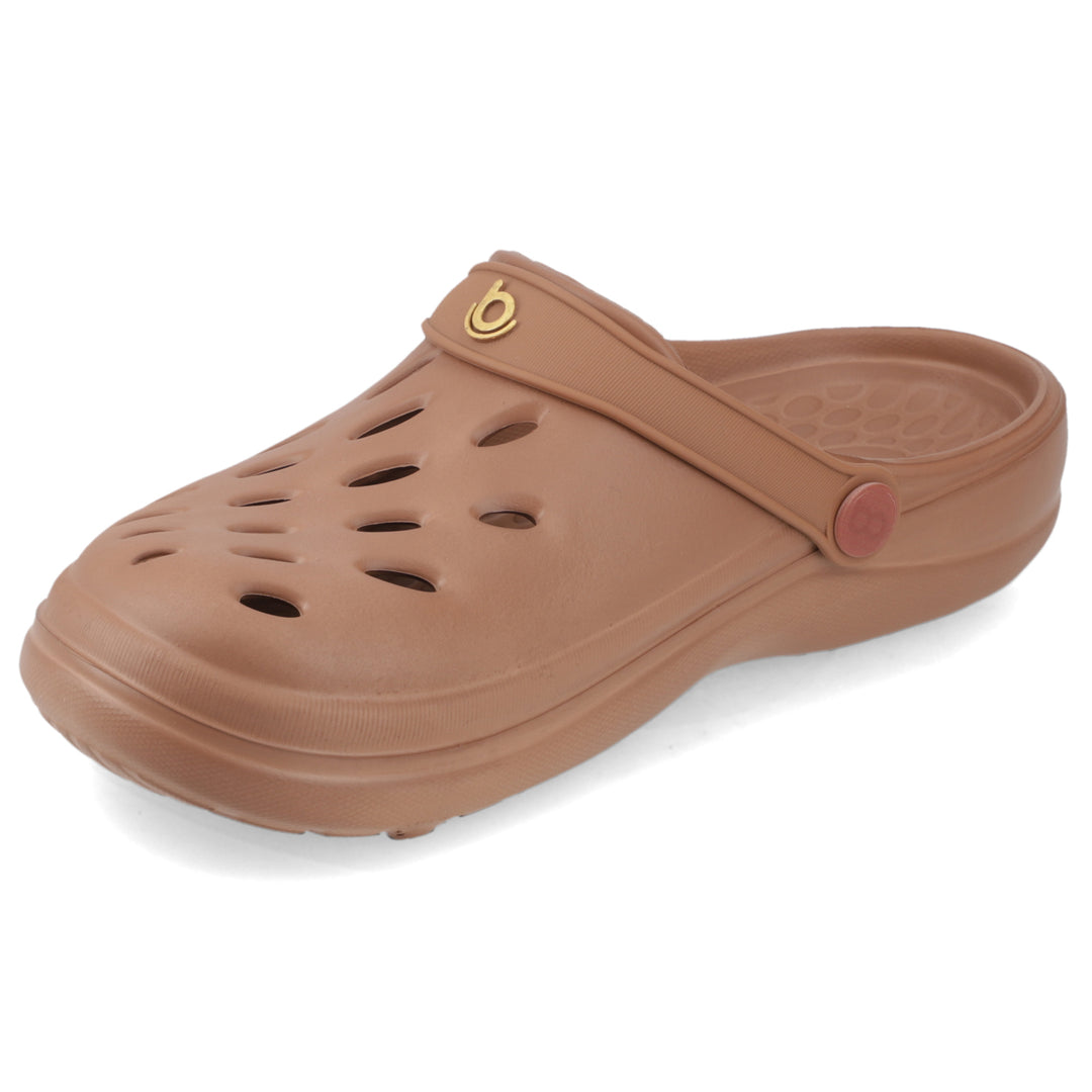 Zueco Clog Easy Mujer Café Boaonda