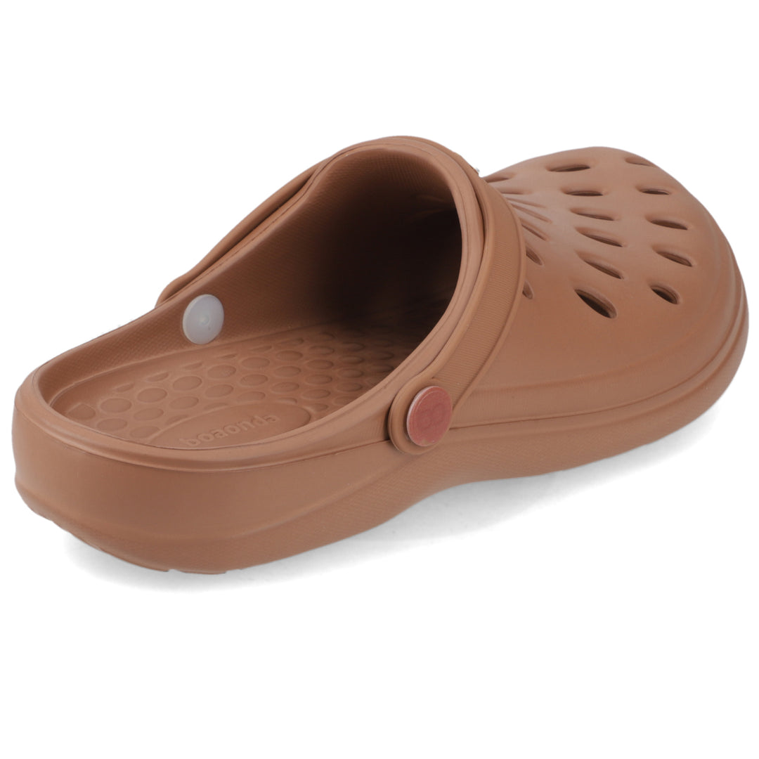 Zueco Clog Easy Mujer Café Boaonda