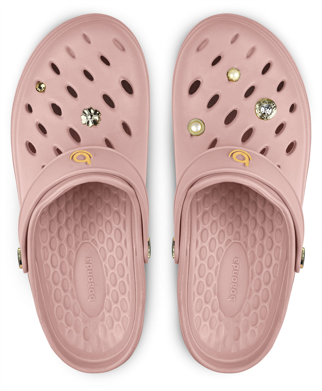 Sandalia Easy Rose Nude/ Dorado - vista superior