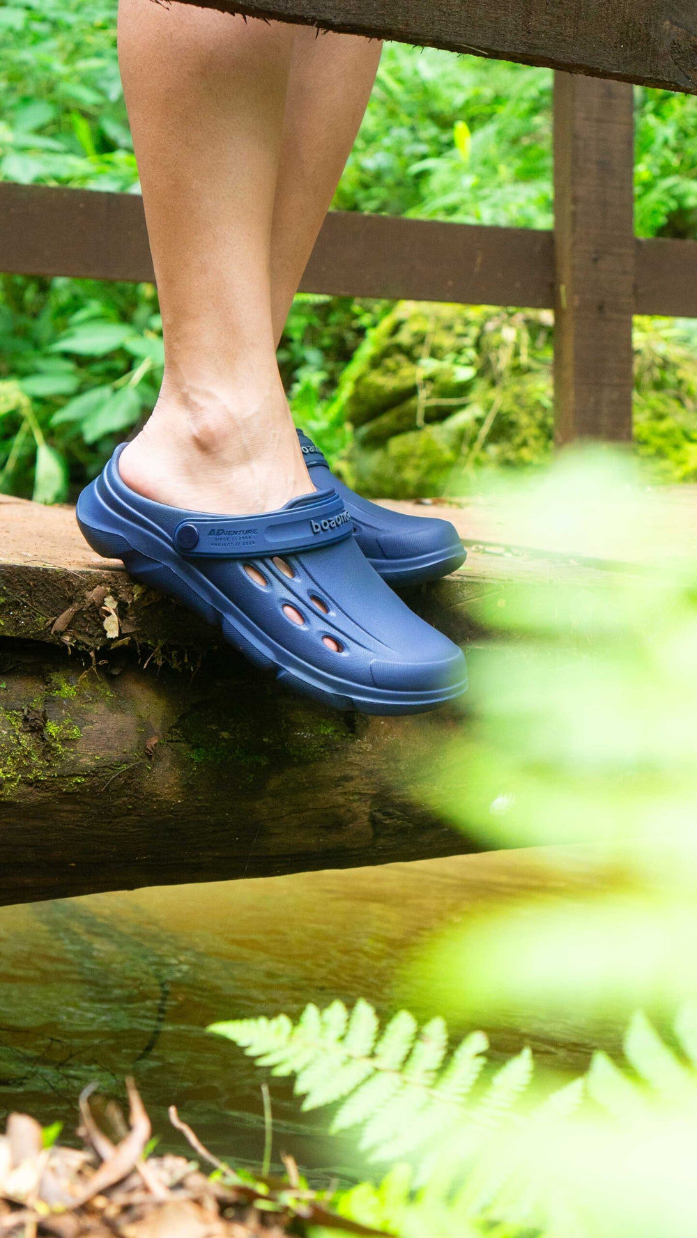 Sandalia Adventure Classic Blue/ Negro hombre en EVA - vista principal