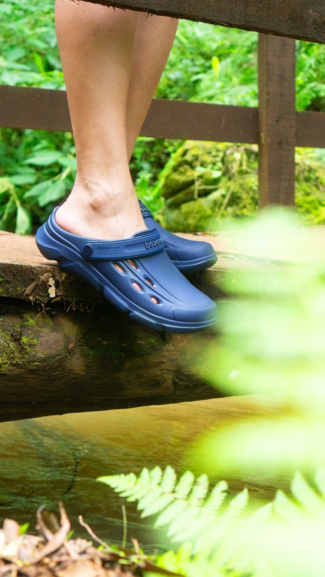 Sandalia Adventure Classic Blue/ Negro hombre en EVA - vista principal
