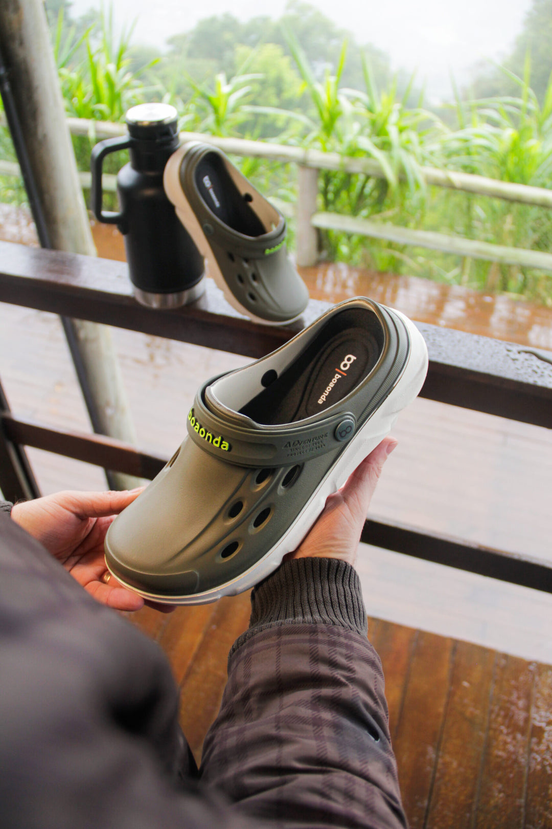 Sandalia Adventure Off White/ Army hombre en EVA - vista principal