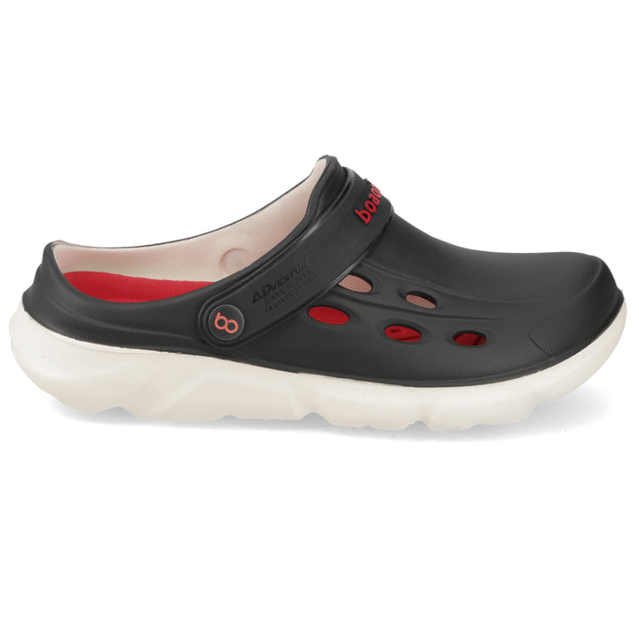 Sandalia Adventure Off White/ Negro