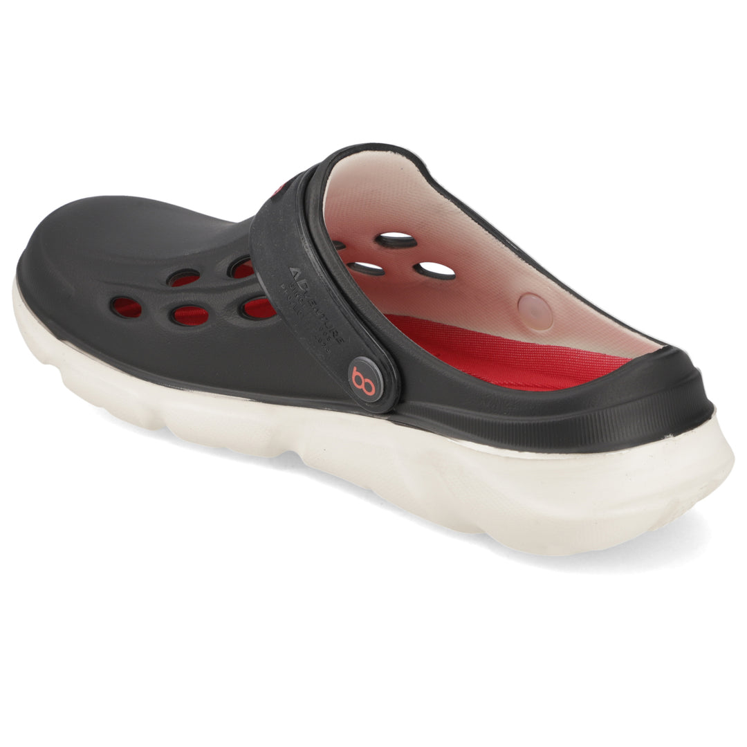 Sandalia Adventure Off White/ Negro