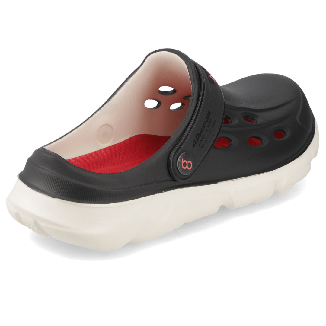 Sandalia Adventure Off White/ Negro