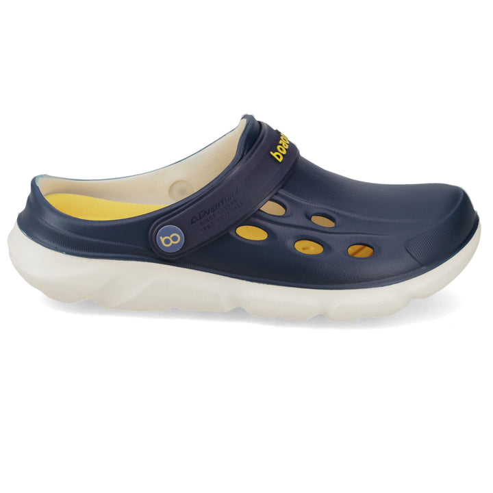 Sandalia Adventure Off White/ Classic Blue