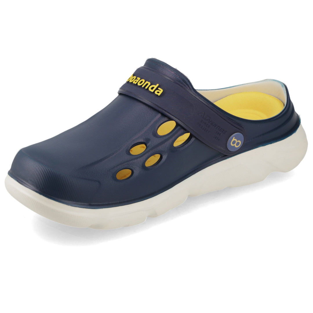 Sandalia Adventure Off White/ Classic Blue