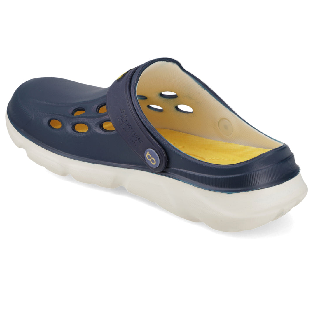 Sandalia Adventure Off White/ Classic Blue