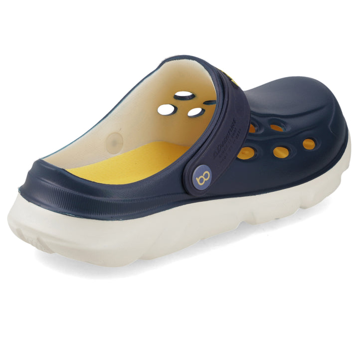 Sandalia Adventure Off White/ Classic Blue