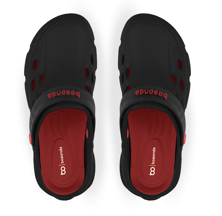 Sandalia Adventure Negro/ Pitanga - vista superior