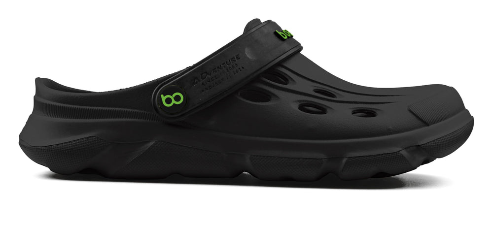 Sandalia Adventure Negro/ Lima - vista lateral