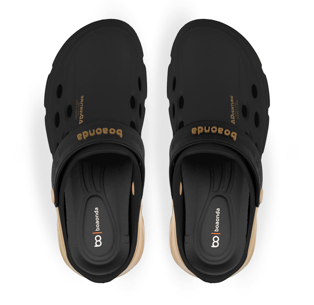 Sandalia Adventure Negro/ Crepe - vista superior