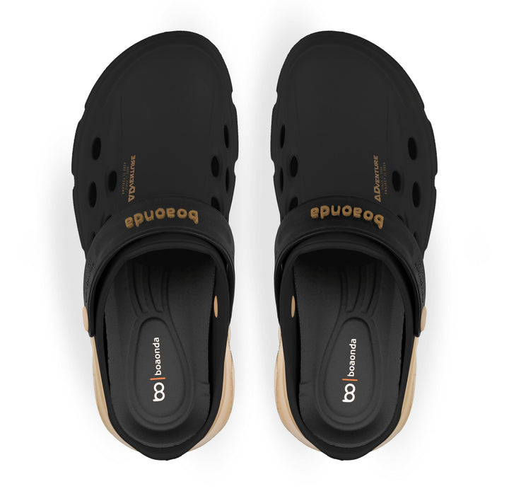 Sandalia Adventure Negro/ Crepe - vista superior