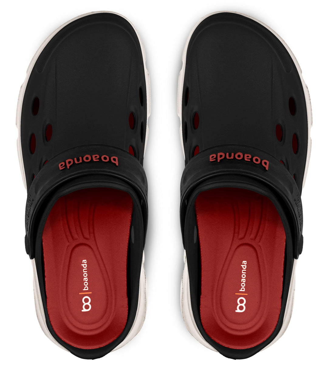 Sandalia Adventure Off White/ Negro - vista superior