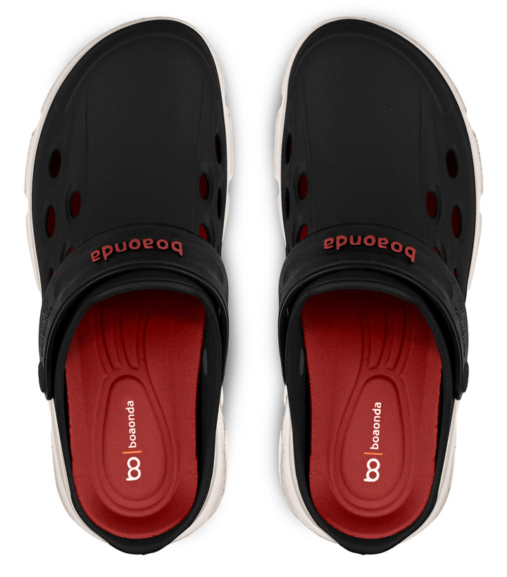 Sandalia Adventure Off White/ Negro - vista superior