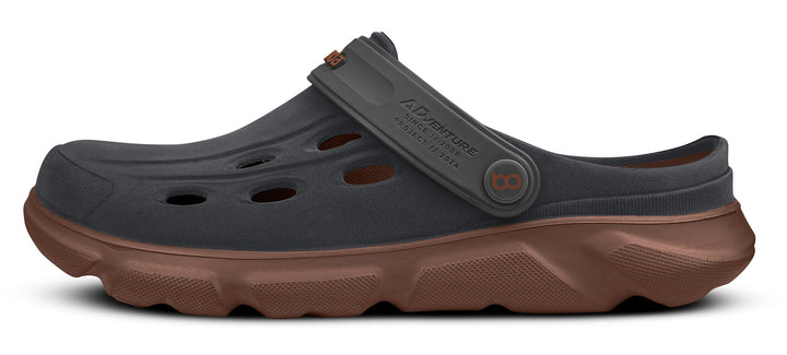 Sandalia Adventure Grafito/ Caramelo - vista lateral